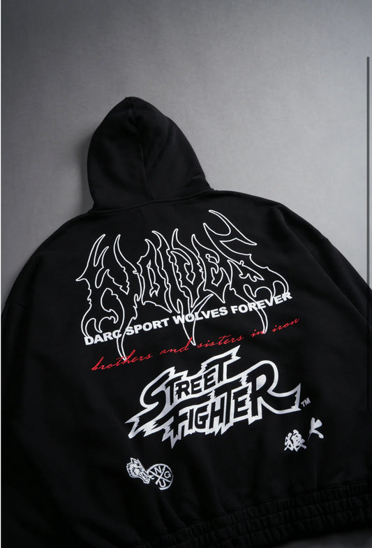 FINAL BOSS "CHAMBERS" ZIP HOODIE IN BLACK