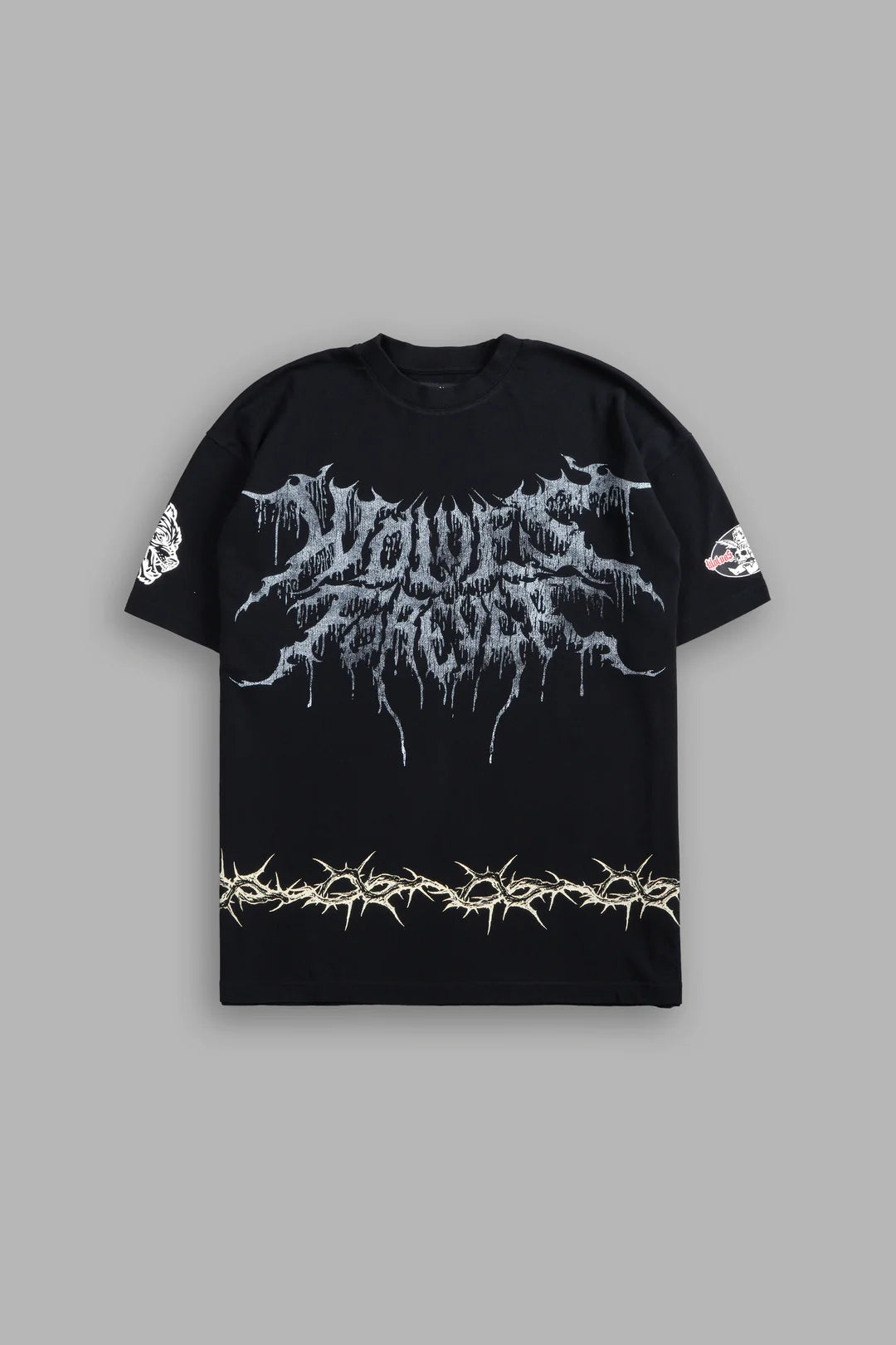 DRIP HESH "PREMIUM" OVERSIZED TEE IN BLACK/WHITE