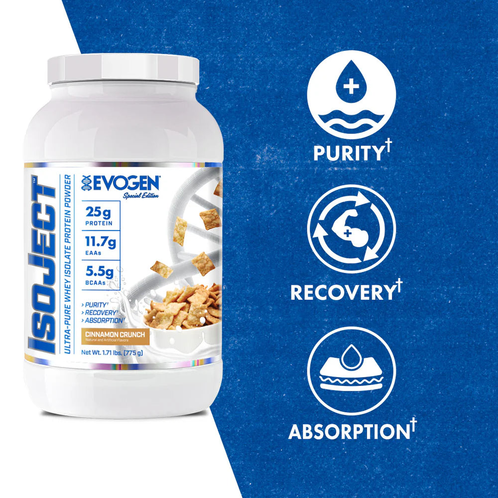EVOGEN Isoject 2lb Cinnamon Crunch Cereal