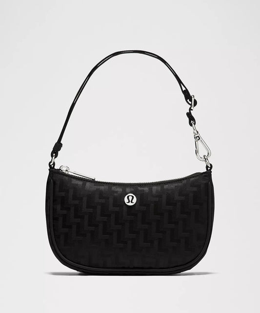 City Essentials Mini Shoulder Bag 1L L Monogram Jacquard Black