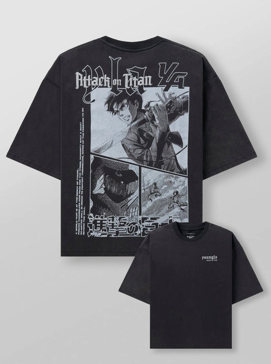 4186 - AOT© x YLA Cropped Tees