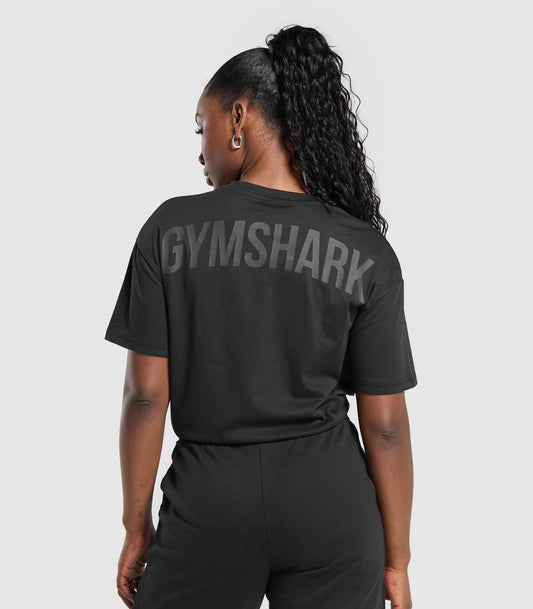Power Oversized T-Shirt - Black