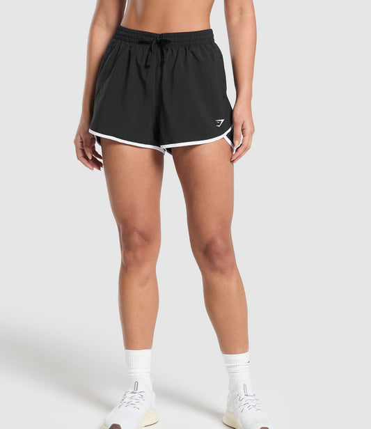 Training Contrast Loose Shorts 2.5" - Black