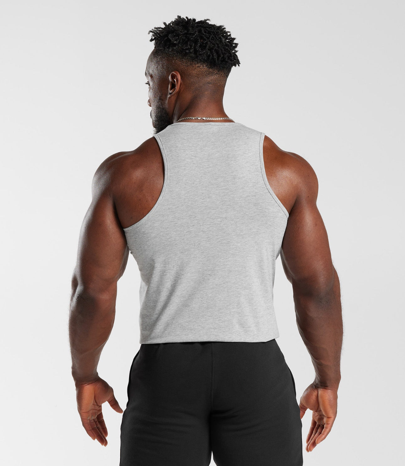 Gymshark Critical Tank - Light Grey Marl