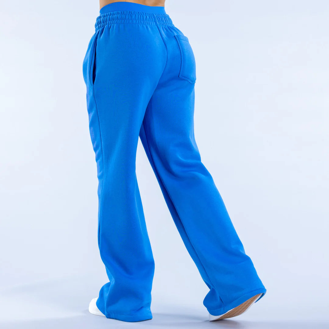 Signature Wide Leg Jogger Electric Blue