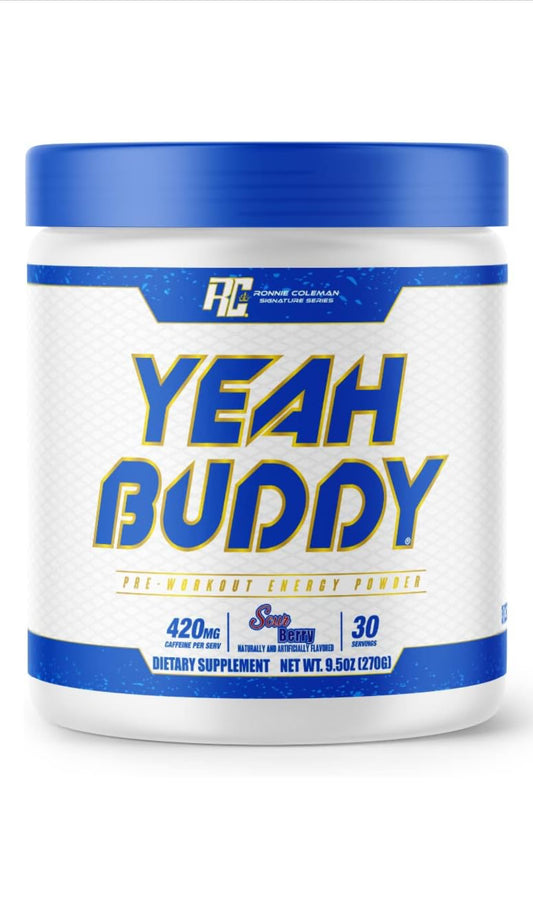 RONNIE YEAH BUDDY PRE WORKOUT 30serv SOUR BERRY