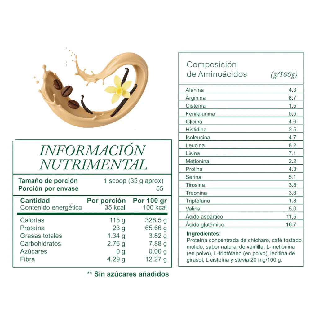 ESSENTIALS Essea Proteína vegetal 4.2lb Vainilla Dream Coffee