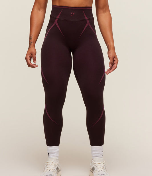 Apex Lift Seamless Leggings - Cherry Purple/Build Pink