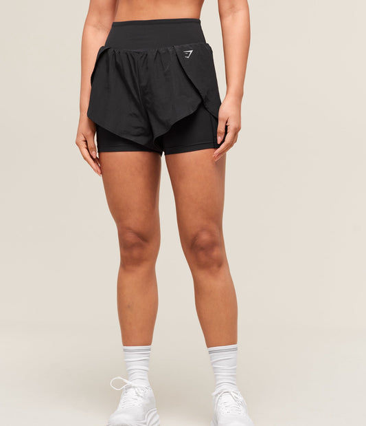 Running 2-in-1 Shorts - Black