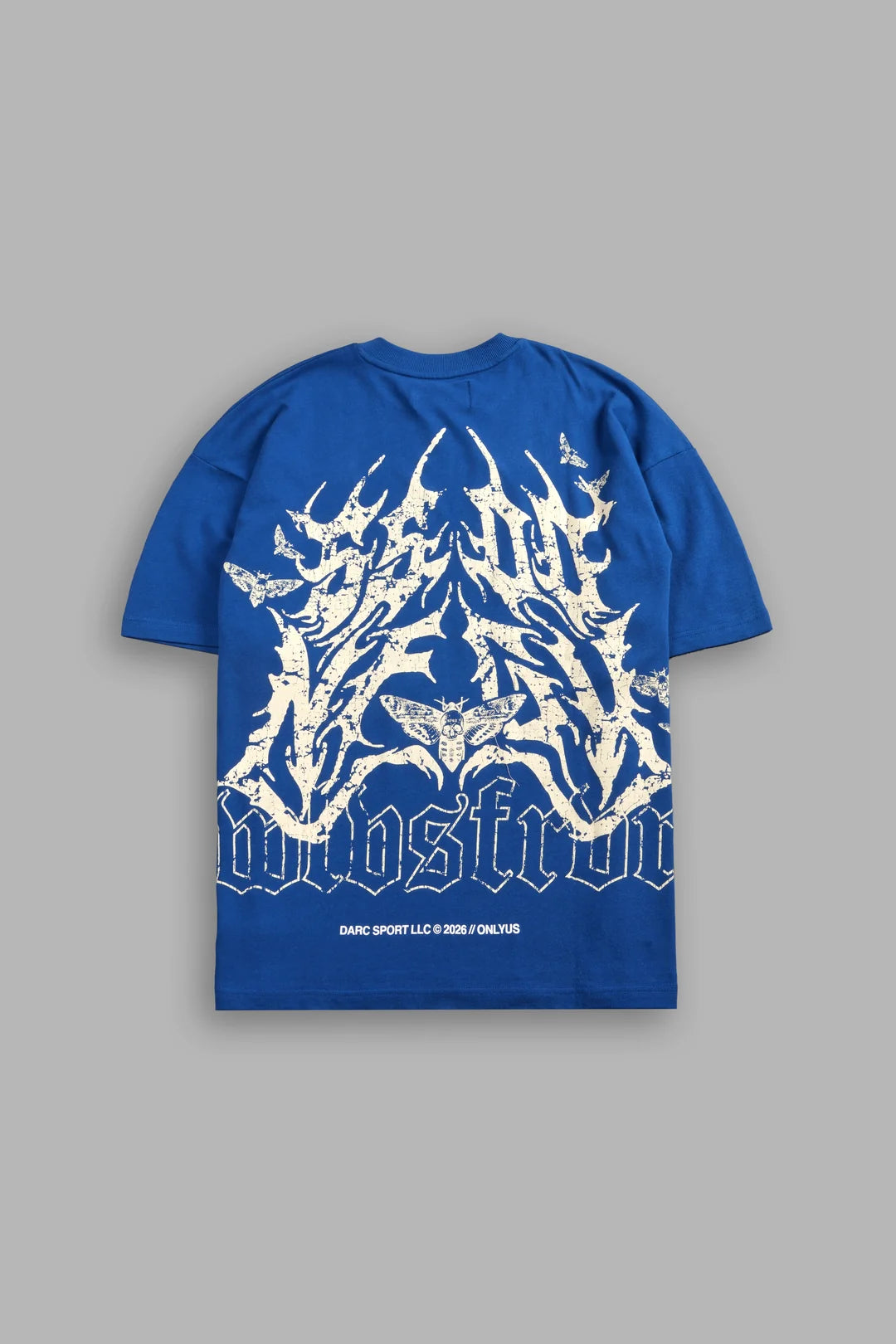 SSDDNFGU HESH PREMIUM OVERSIZED TEE IN DARC COBALT