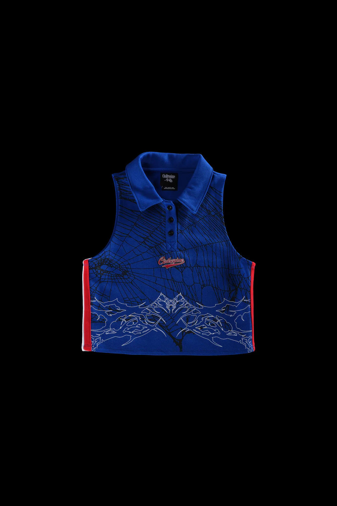 VICIOUS VARSITY JERSEY TANK IN COLLEGIATE BLUE
