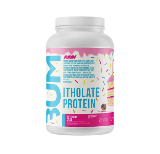 RAW CBUM Itholate Protein 2lb Birthday Cake