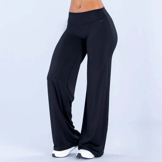 Sav Wide Leg Pants Midnight Black