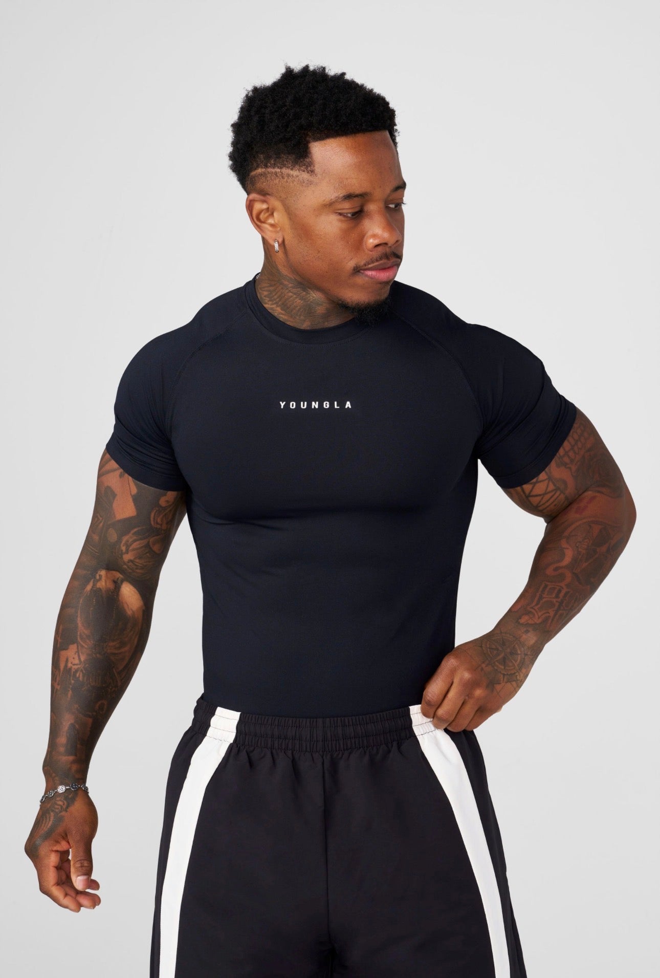 4193 - CLASSIC COMPRESSION TEES Black