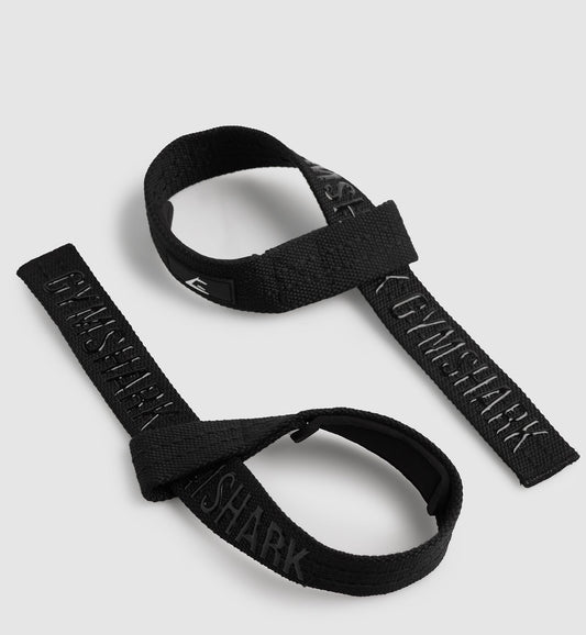 Silicone Lifting Straps - Black