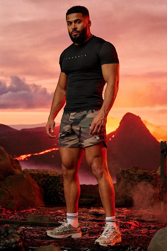 4083 - AIRFLEX COMPRESSION TEES Black