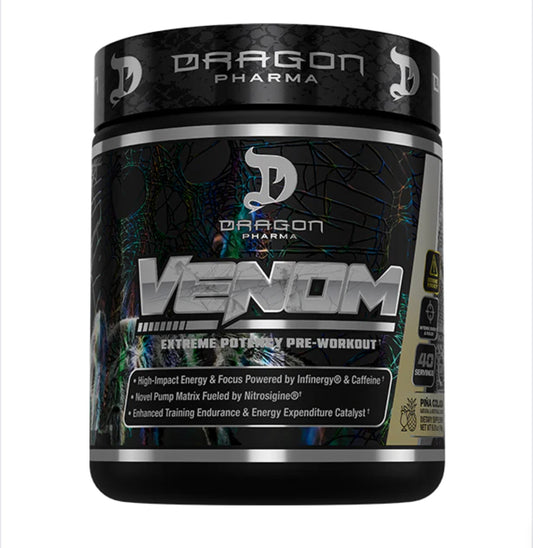VENOM
Extreme Potency Pre-Workout Piña Colada