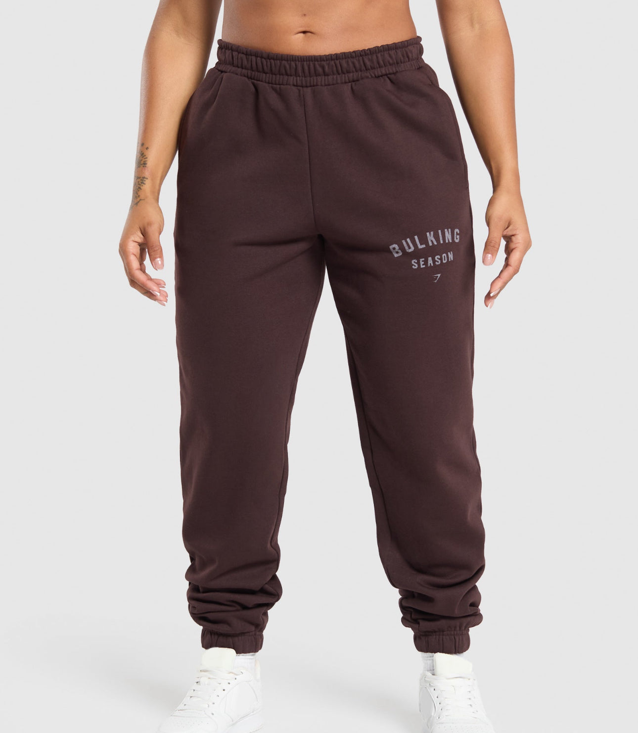Bulking Season Brushed Joggers - Heritage Brown