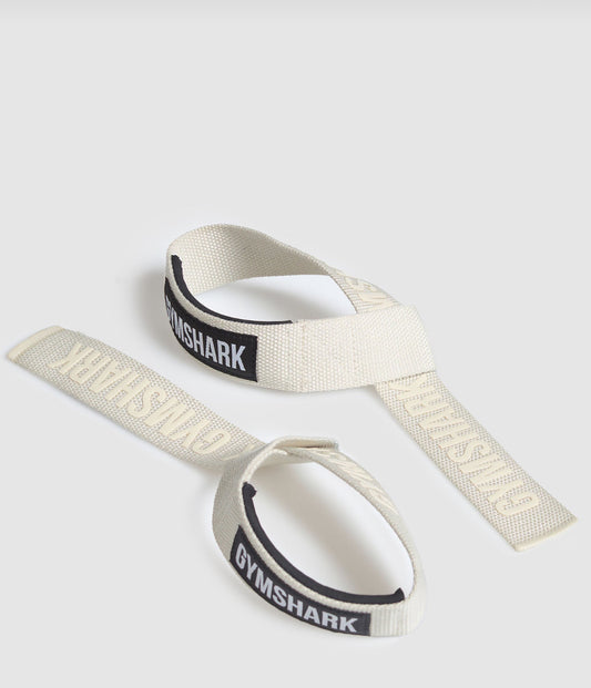 Silicone Lifting Straps - Oat White