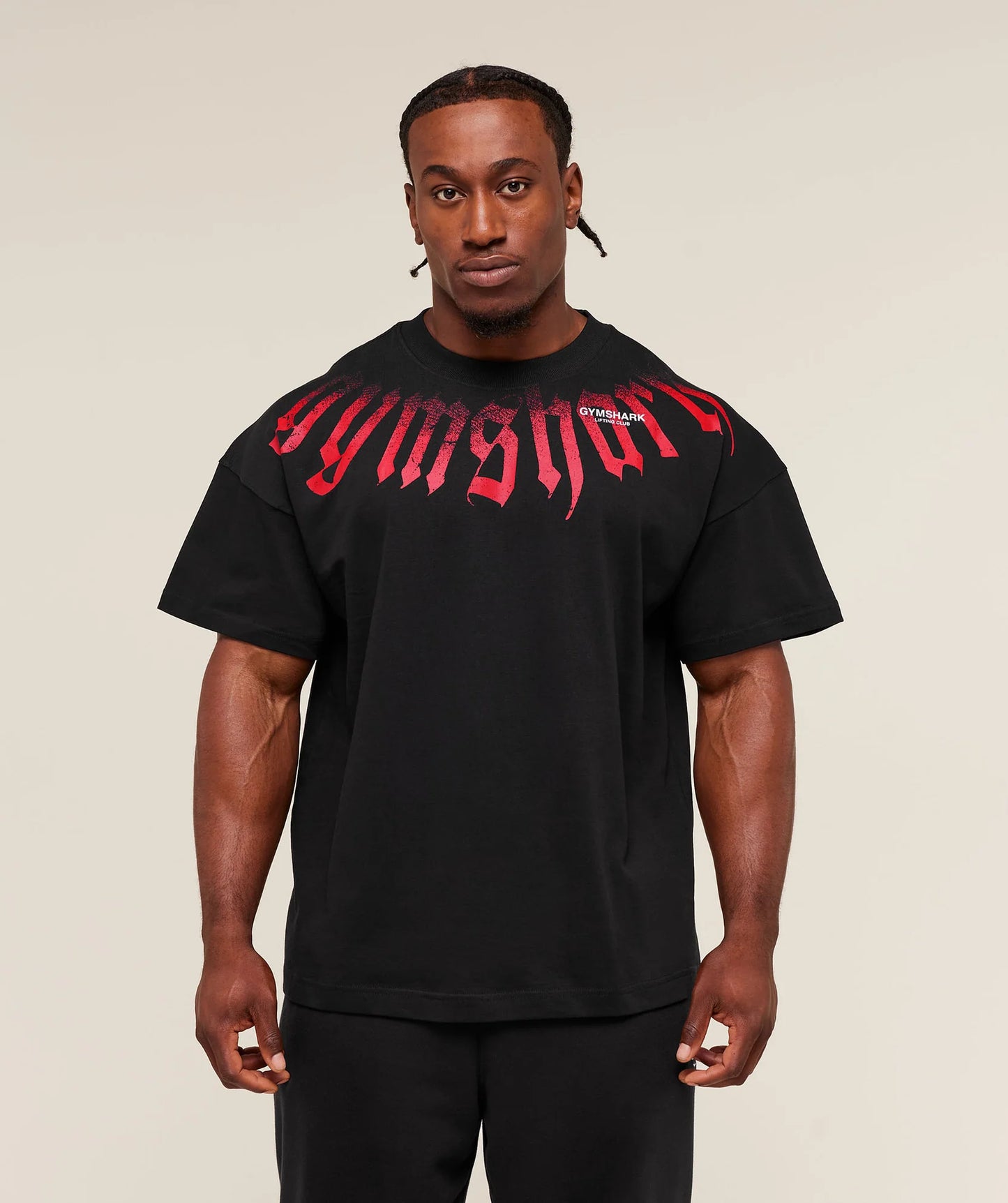 Gymshark Fade Graphic T-Shirt - GS Black
