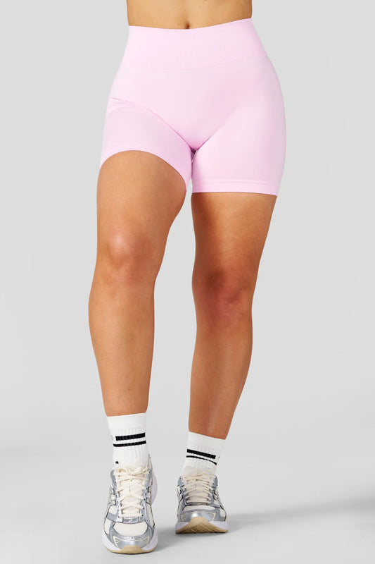 W133 - CURVE SEAMLESS SHORTS 4.75" - Pink