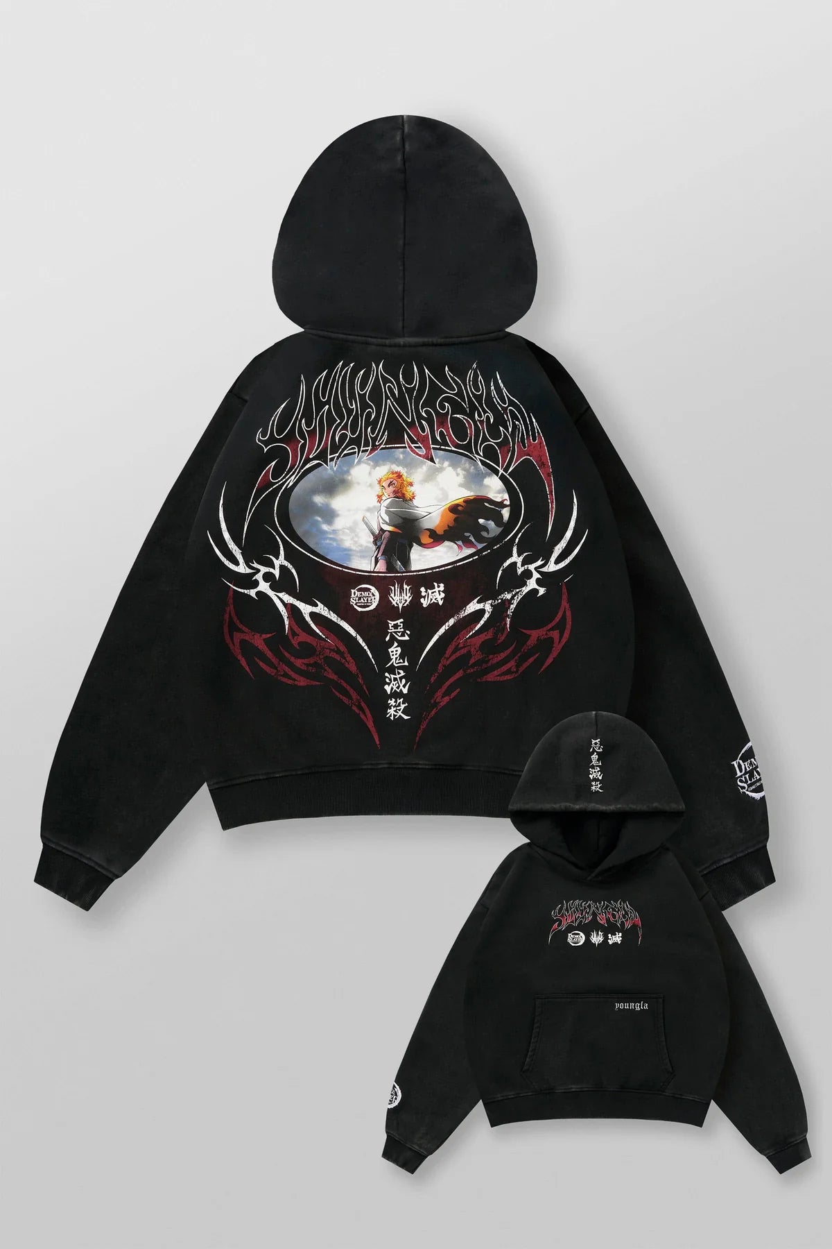 5068 - Demon Slayer: Kimetsu no Yaiba - Hoodie - Set Your Heart Ablaze