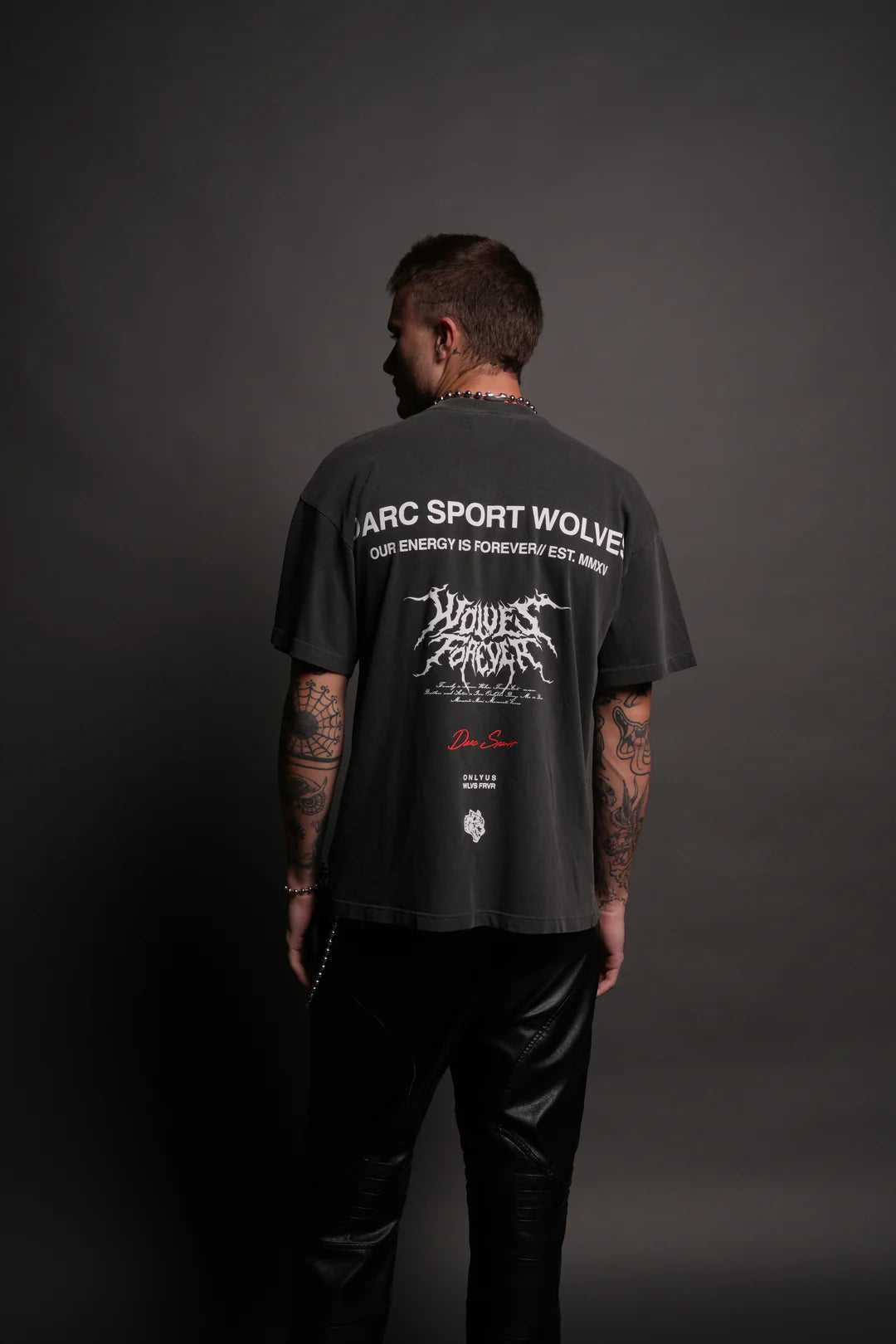 ITACHI FOREVER "PREMIUM" OVERSIZED TEE IN WOLF GRAY