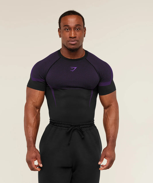 Onyx 5.0 Seamless T-Shirt
Black/Athletic Purple