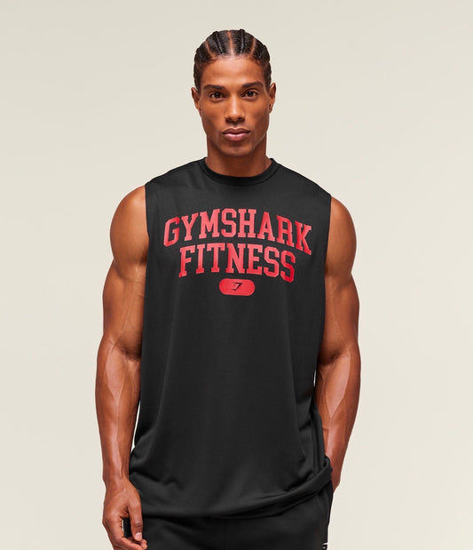 Varsity Tank - Black