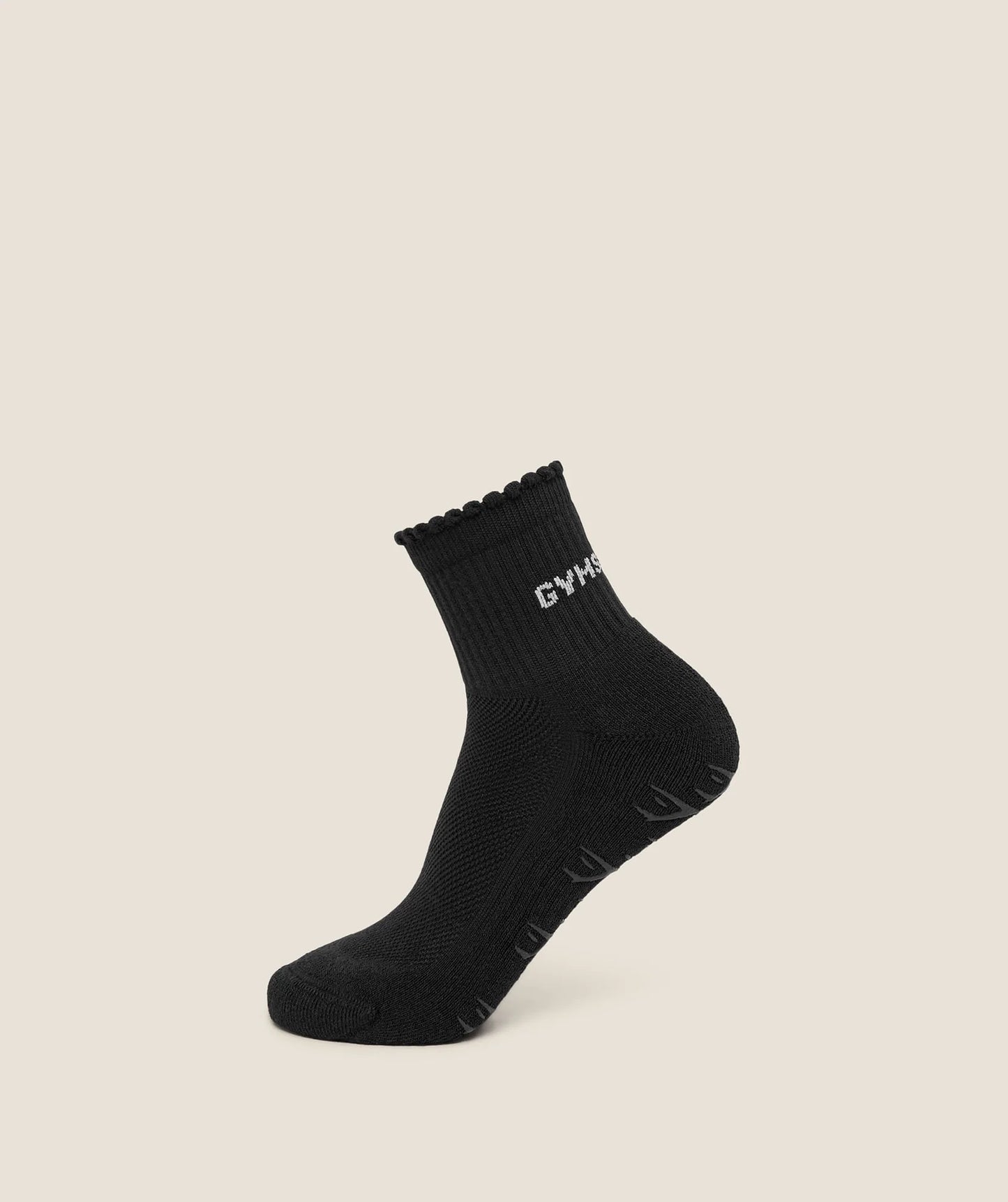 FRILL PILATES MIDI SOCK Black