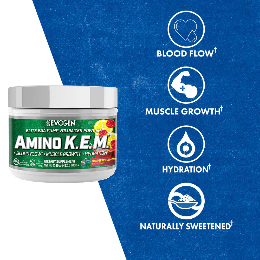 EVOGEN Amino KEM Raspberry Lemonade