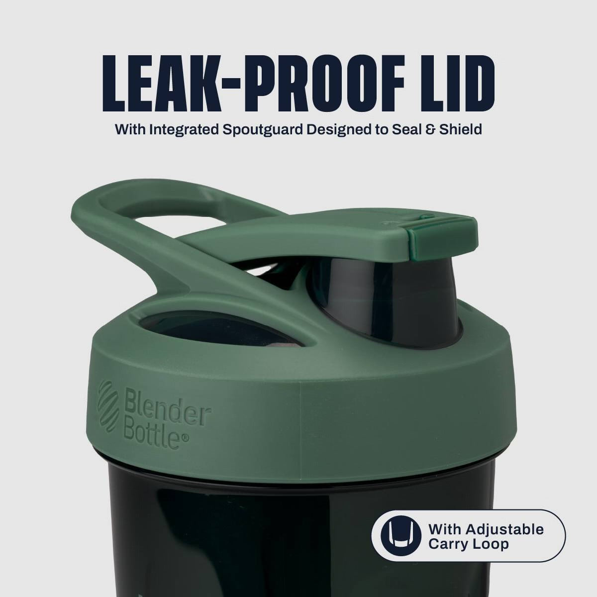 BlenderBottle 24oz Strada Tritan Shaker Bottle - Green: Leakproof Shaker