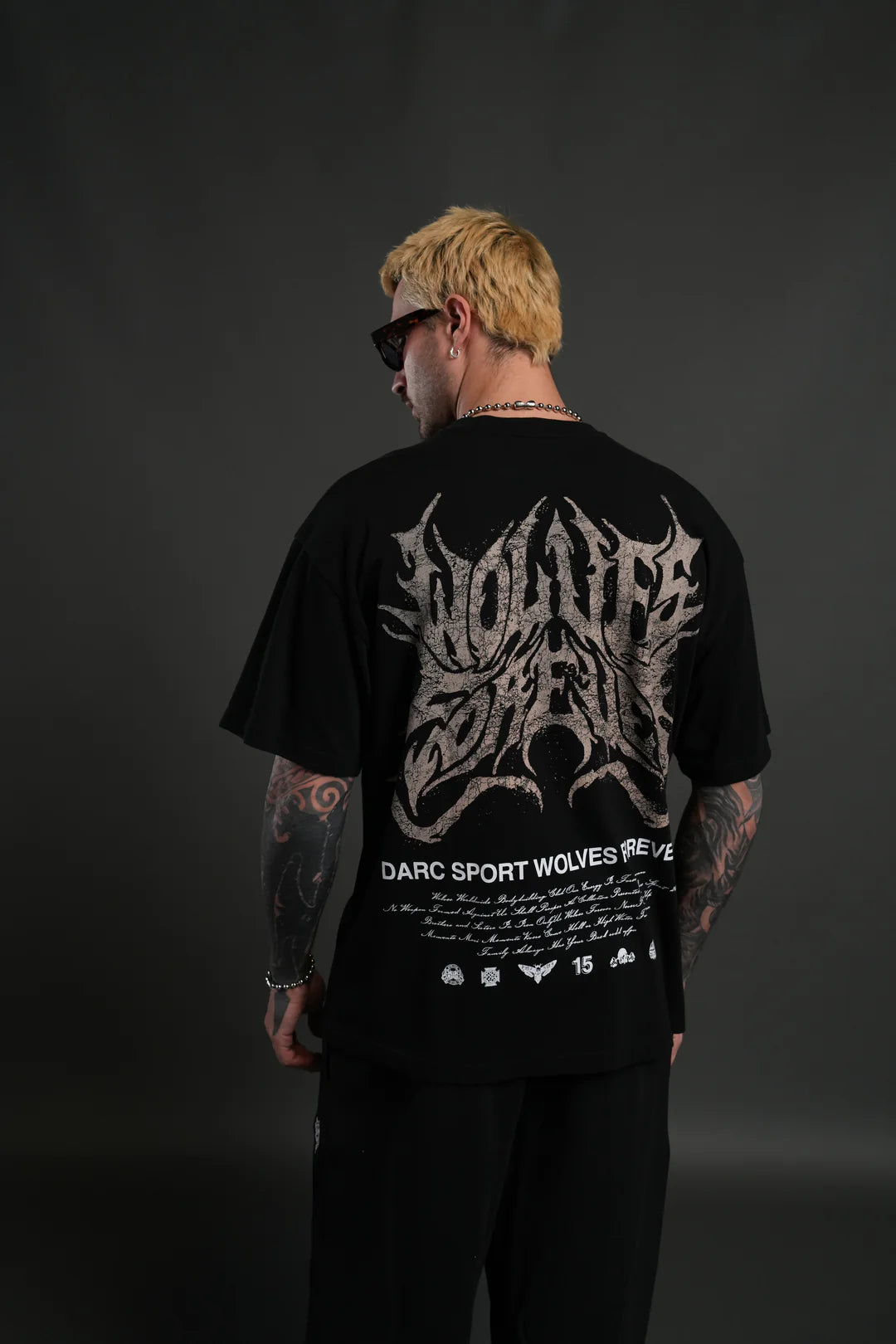 SHEER LOYALTY "PREMIUM" OVERSIZED TEE IN BLACK