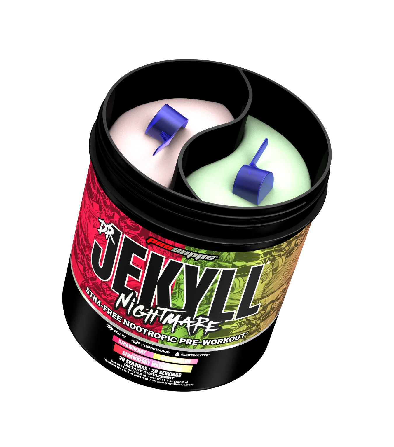 PROSUPPS Dual Tub Jekyll 40serv Jekyll Strawberry / Jekyll Watermelon