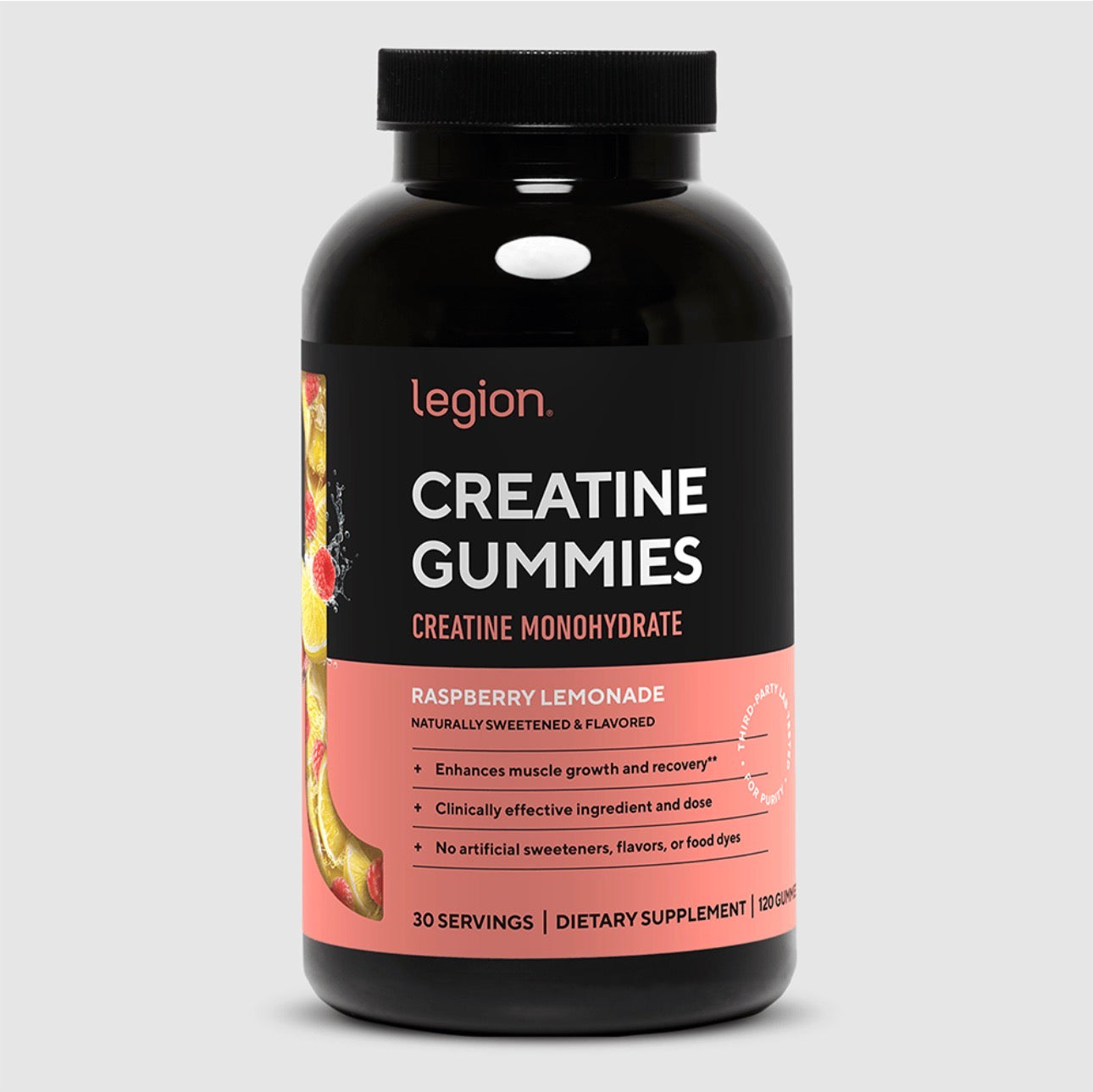 LEGION Creatine Gummies Raspberry Lemonade