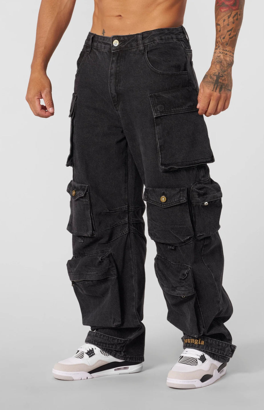 6002 - Hella Pocket Jeans Black Wash