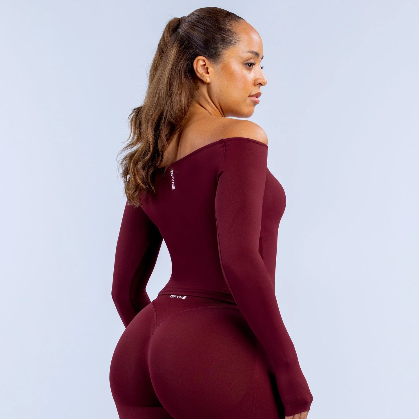 Vision Long Sleeve Top Maroon