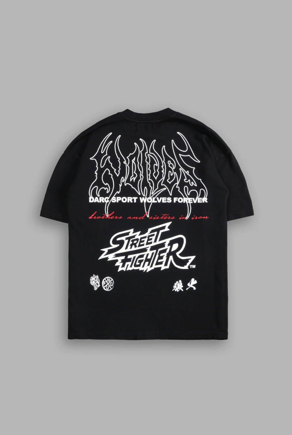 FINAL BOSS "PREMIUM" UNISEX OVERSIZED TEE IN BLACK