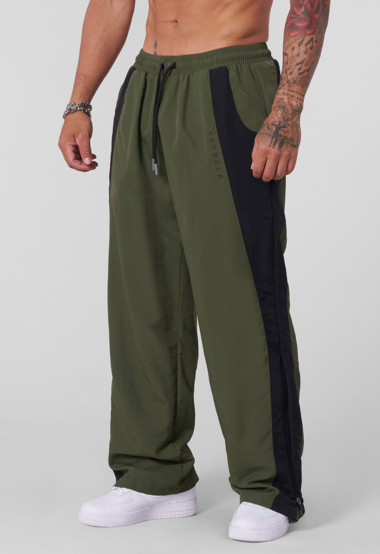 2015 - Elite Track Pants Green/Black