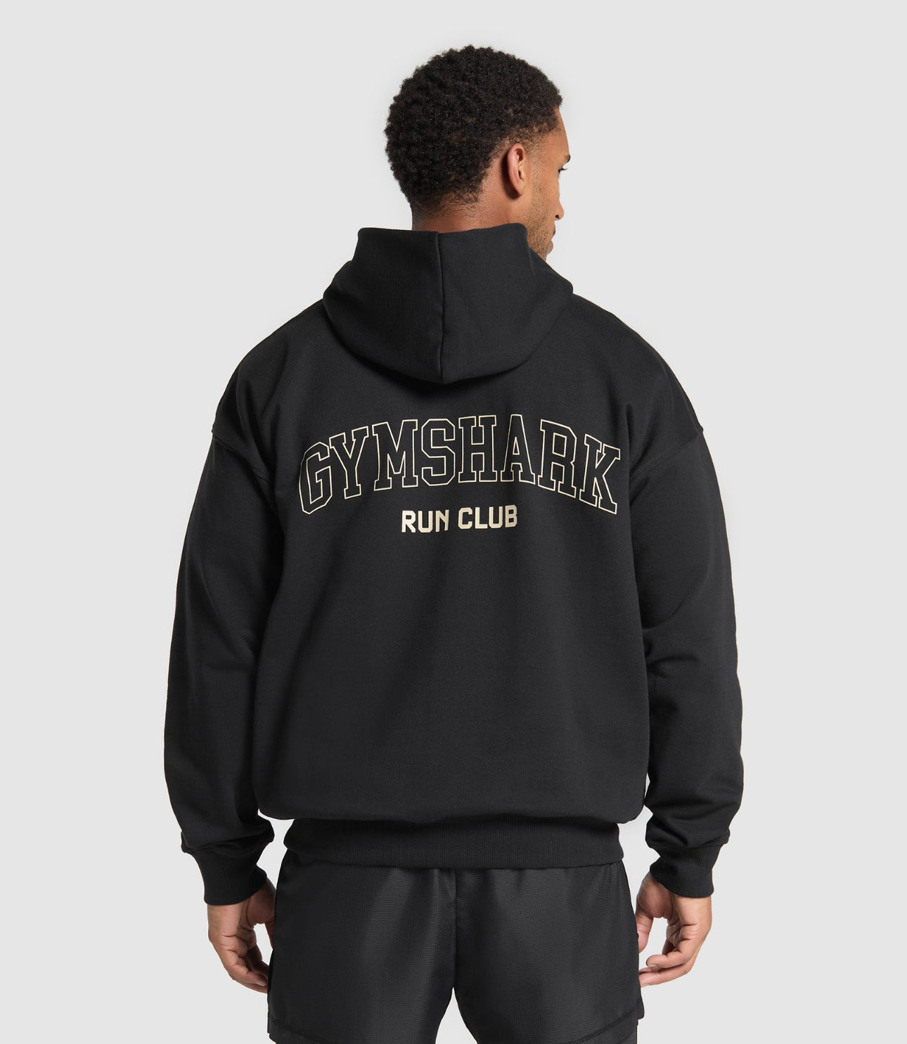 Running Graphic Hoodie - Black