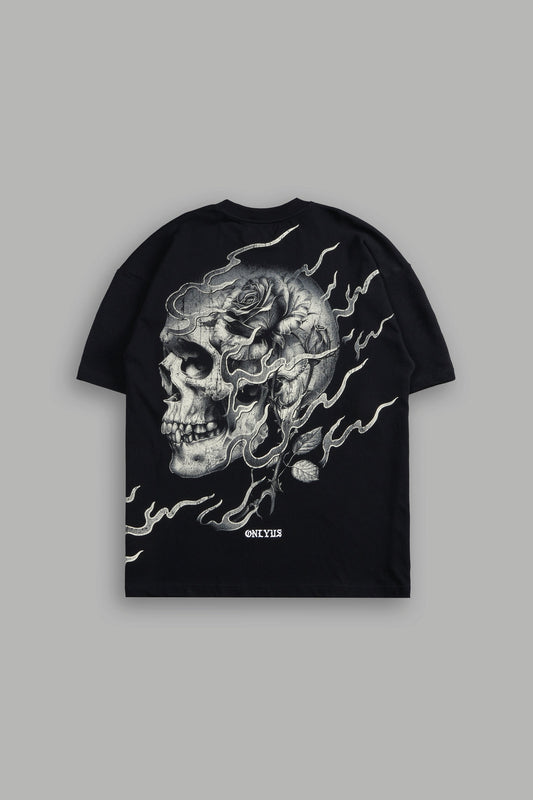 Mori Among Roses "Side By Side"
Oversized Tee in Black