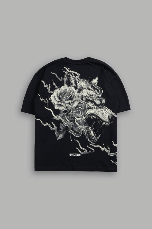 Wolves Among Roses "Side By Side"
Oversized Tee in black