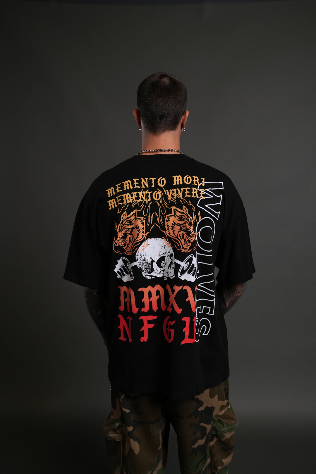 Yesterday's Gone "Premium" Oversized
Tee in Black
