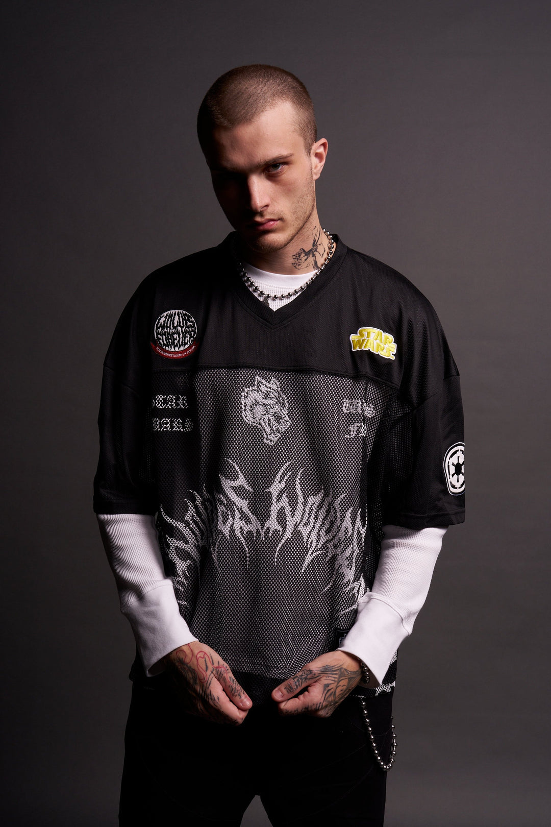 The Power Emmitt Football Jersey in Black